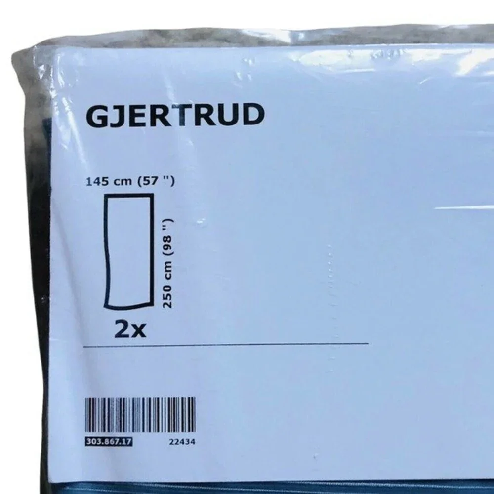 Ikea GJERTRUD Sheer curtains 1 pair 57x98